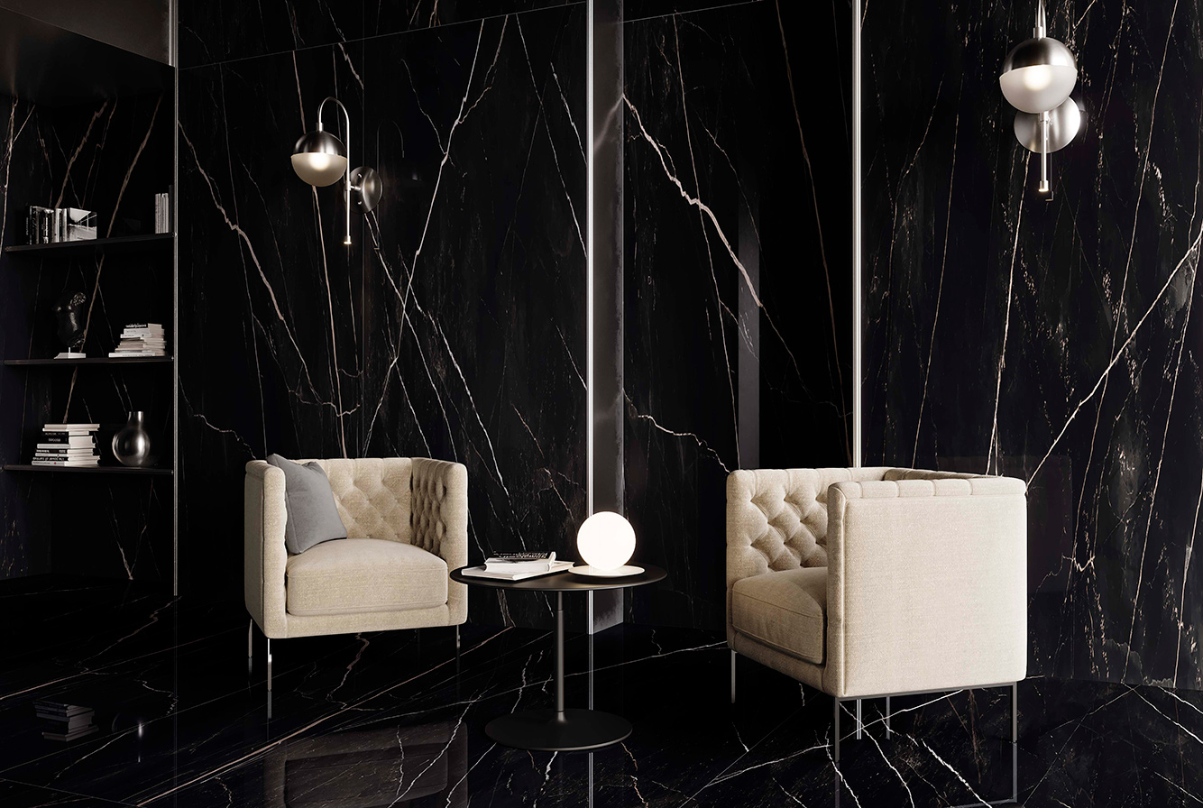 EMPIRE / CALACATTA BLACK  POLISHED